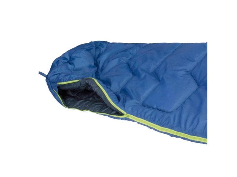 High Peak Schlafsack Action 250, Blue-Darkblue Maschinenwaschbarer Mumienschlafsack für Camping oder Besuch bei Freunden