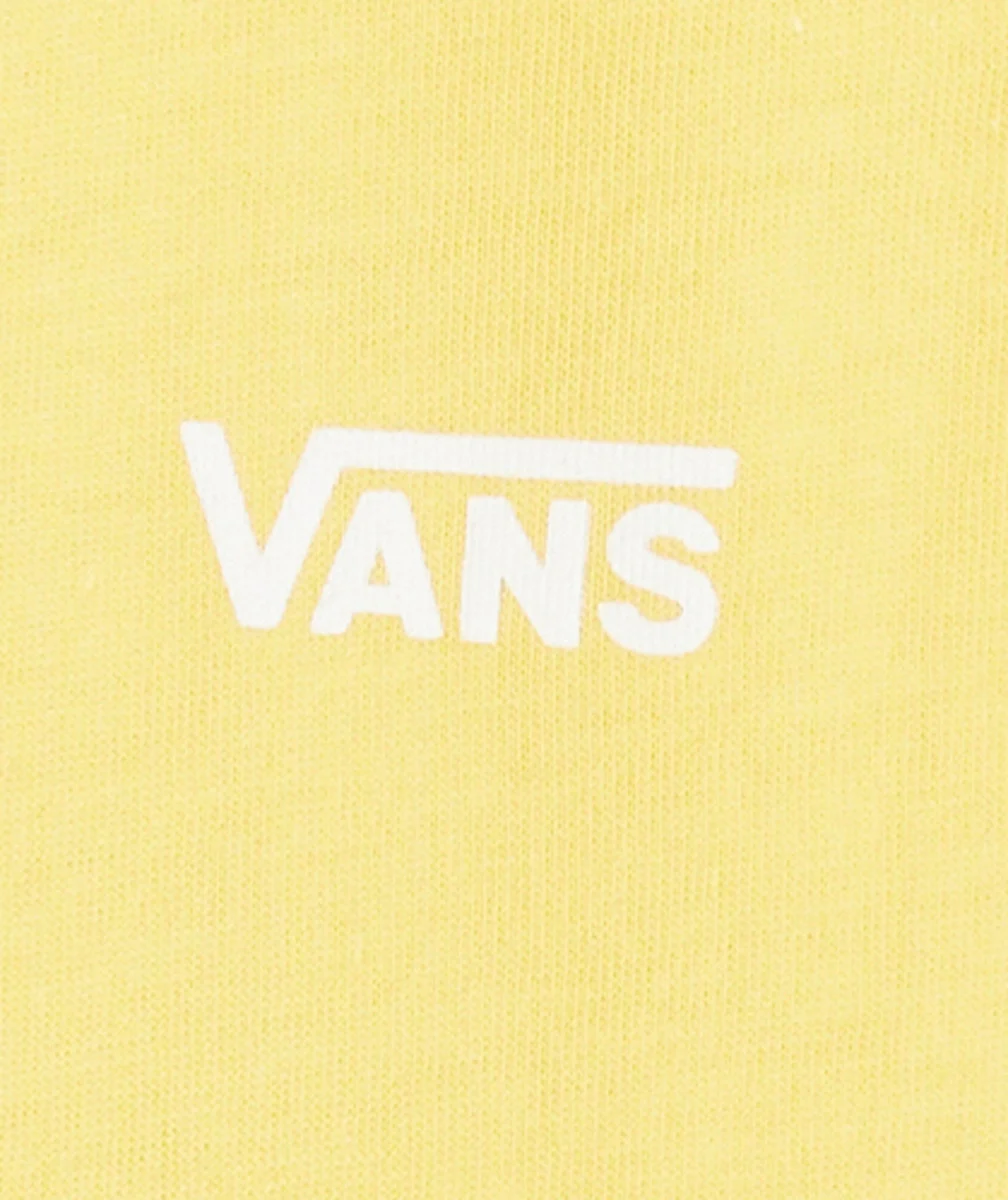 VANST-SHIRT LEFT CHEST EN COTON JAUNE AVEC LOGO VANS BLANC