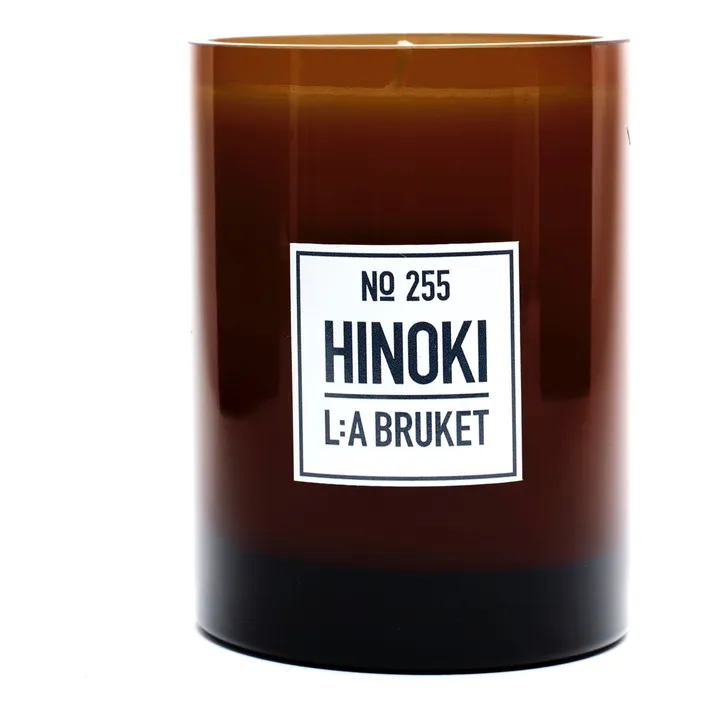 L:A BRUKET Bougie parfumée Hinoki 255 - 260 g