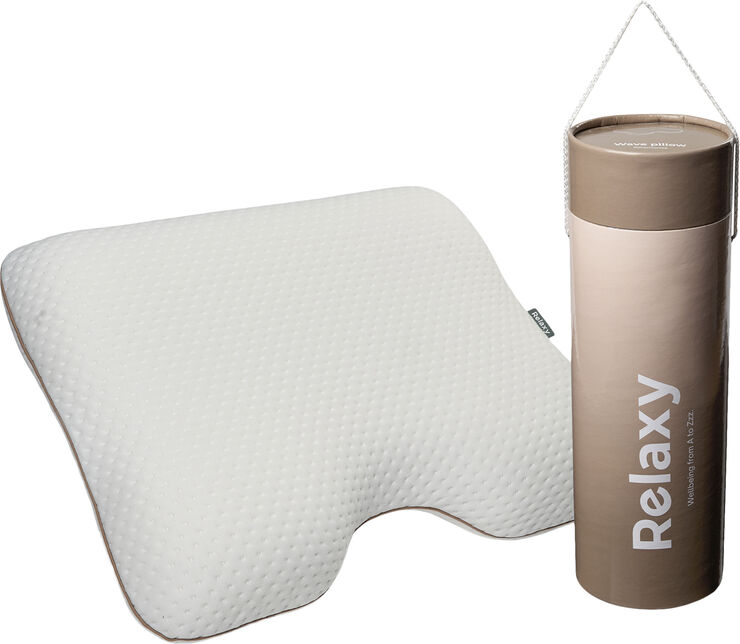 Relaxy Relaxy WAVE PUDE 54x40x11 cm Hvid