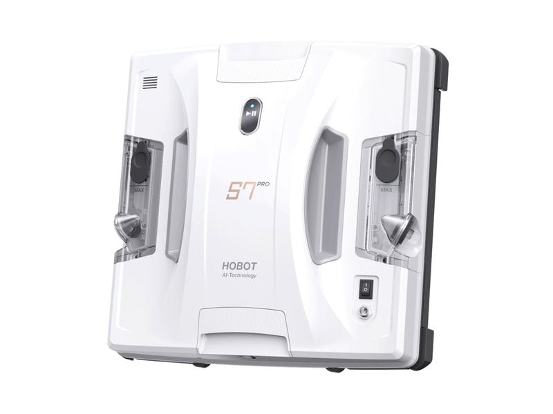 Hobot Fensterputzroboter S-7 Pro Weiss Fenster-Reinigungs-Roboter mit Dual-Mopp-Bewegung
