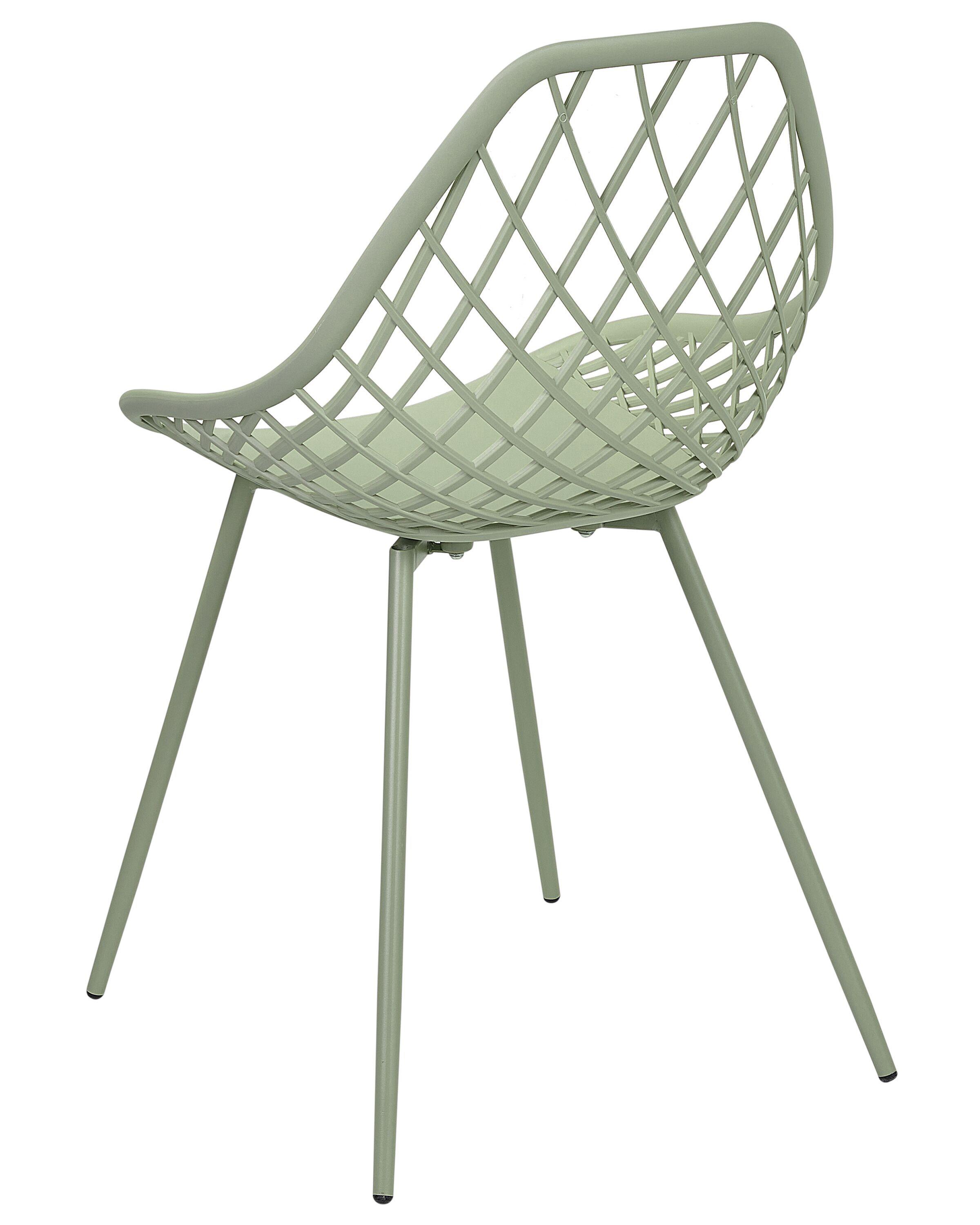 Set van 2 eetkamerstoelen CANTON II Groen