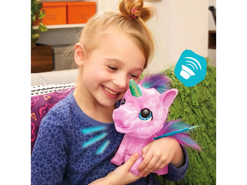 furReal Funktionsplüsch FurReal Fly-A-Lots Alicorn Interaktives Spielzeug mit flatternden Flügeln