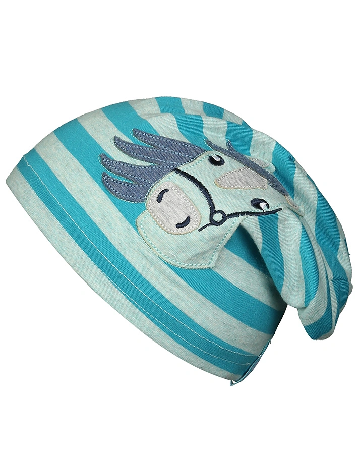 Beanie GOOD – PFERD in türkis