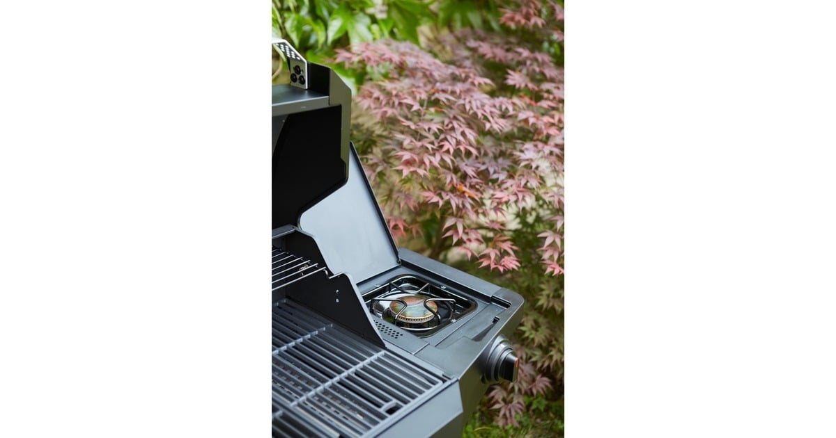BarbecookLuca 312 gasbarbecue met kast en zijbrander  (Zwart)