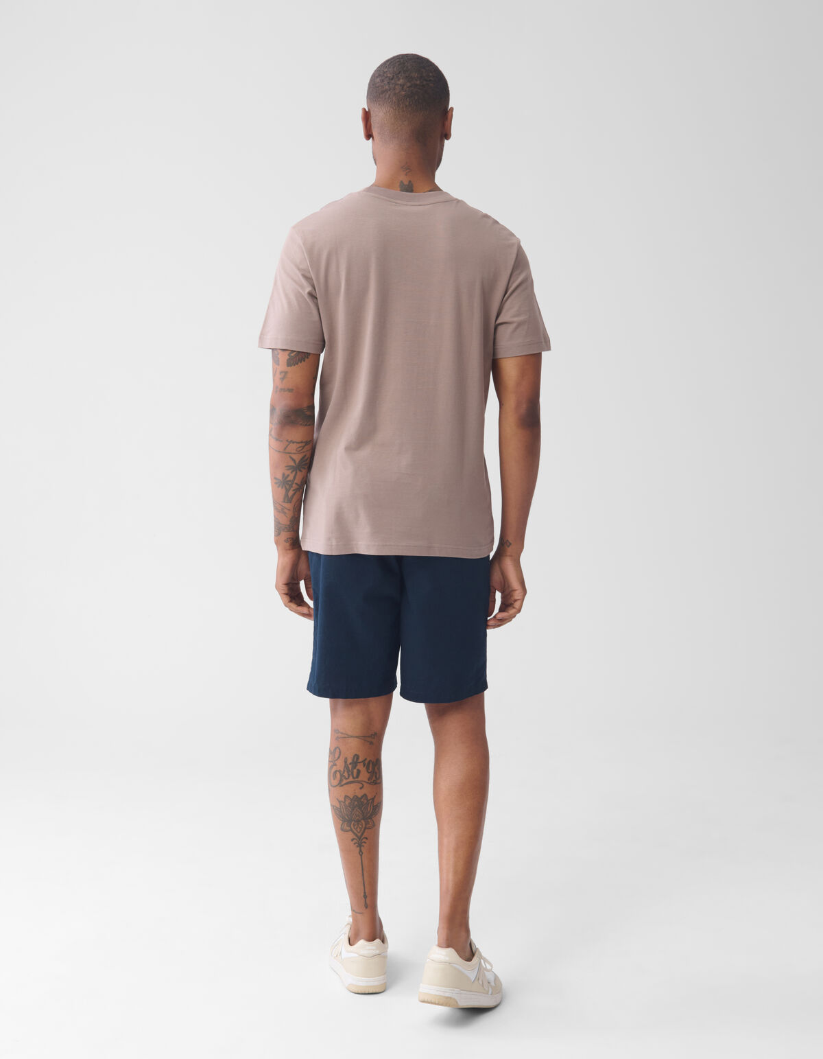 Linnen Short Donkerblauw