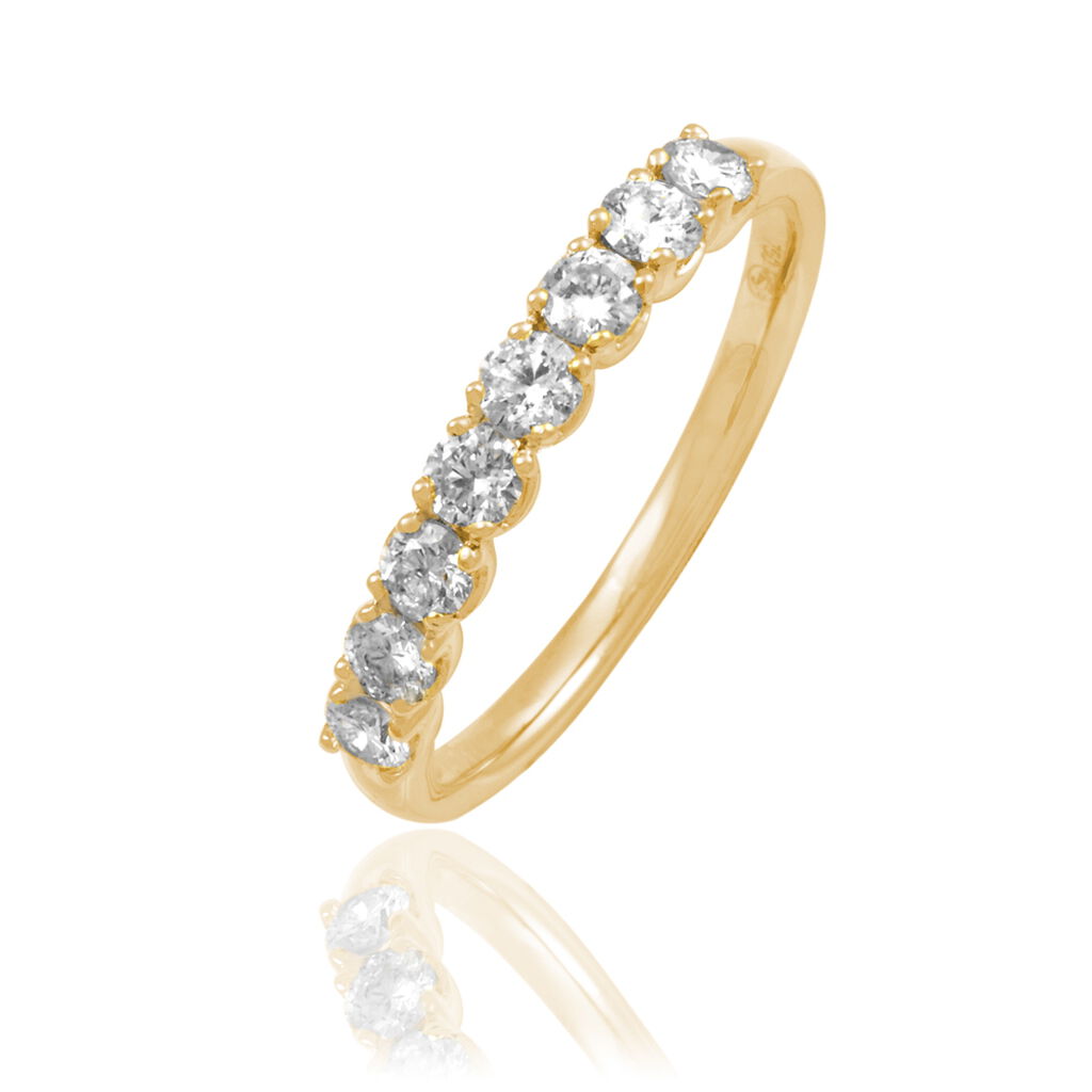 Alliance Eloise Or Jaune Diamant