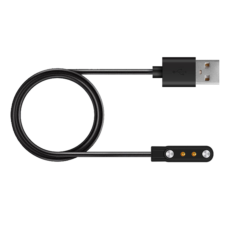 (1m) Haylou Solar / RT LS05S / Solar LS05 Magnetisches USB Ladekabel für Smart Watch - Schwarz