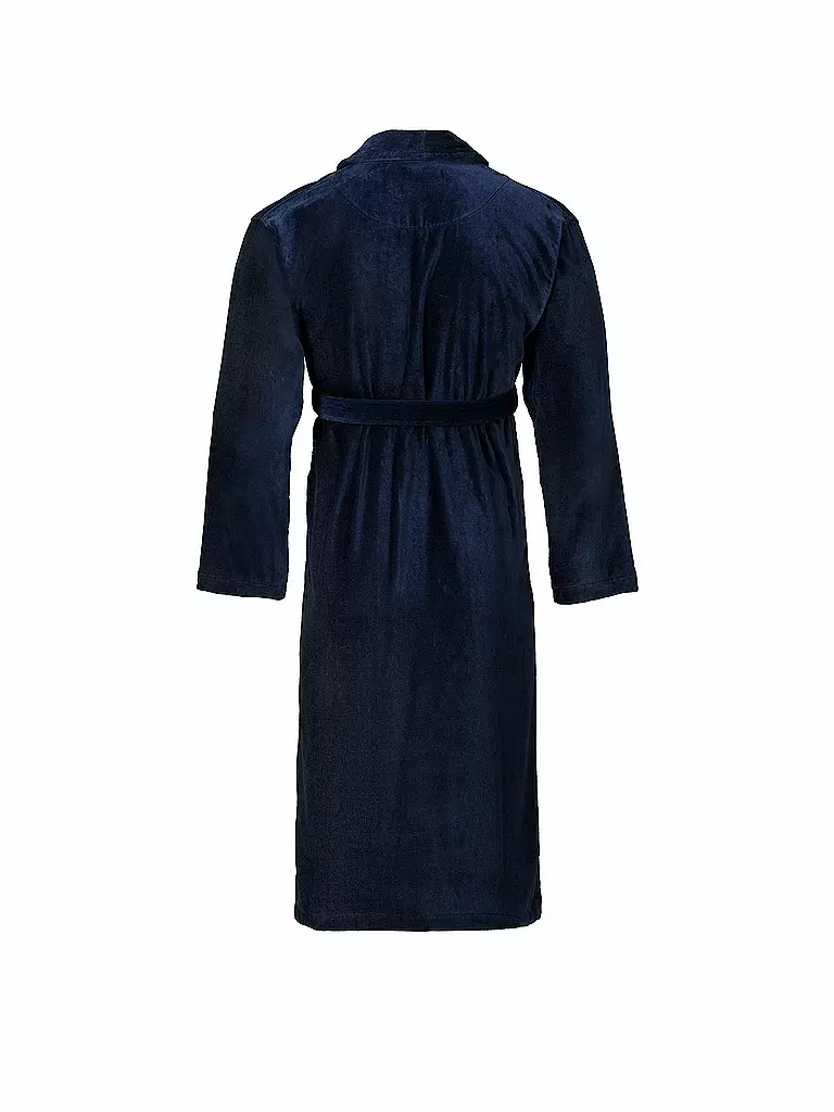 VOSSEN Unisex Bademantel FEELING-L Winternight dunkelblau