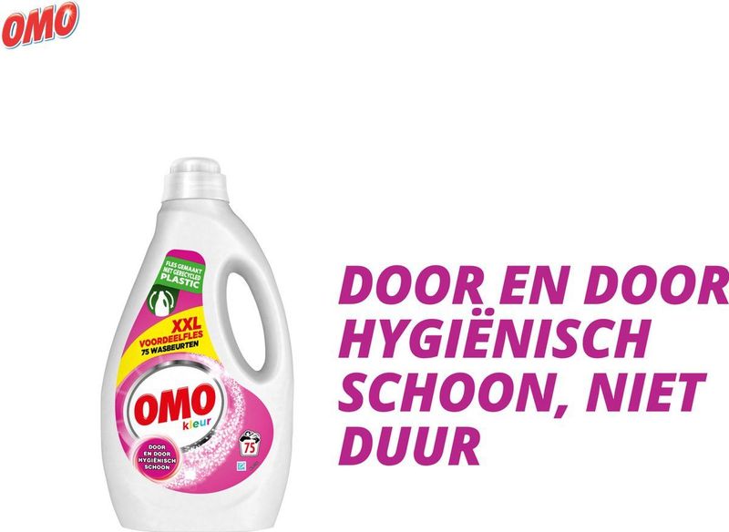 Omo Vloeibaar Wasmiddel - Kleur XXL - 75 wasbeurten