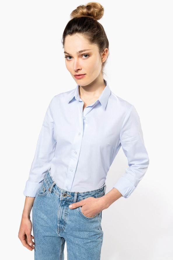 Kariban K510 - Chemise popeline manches longues femme
