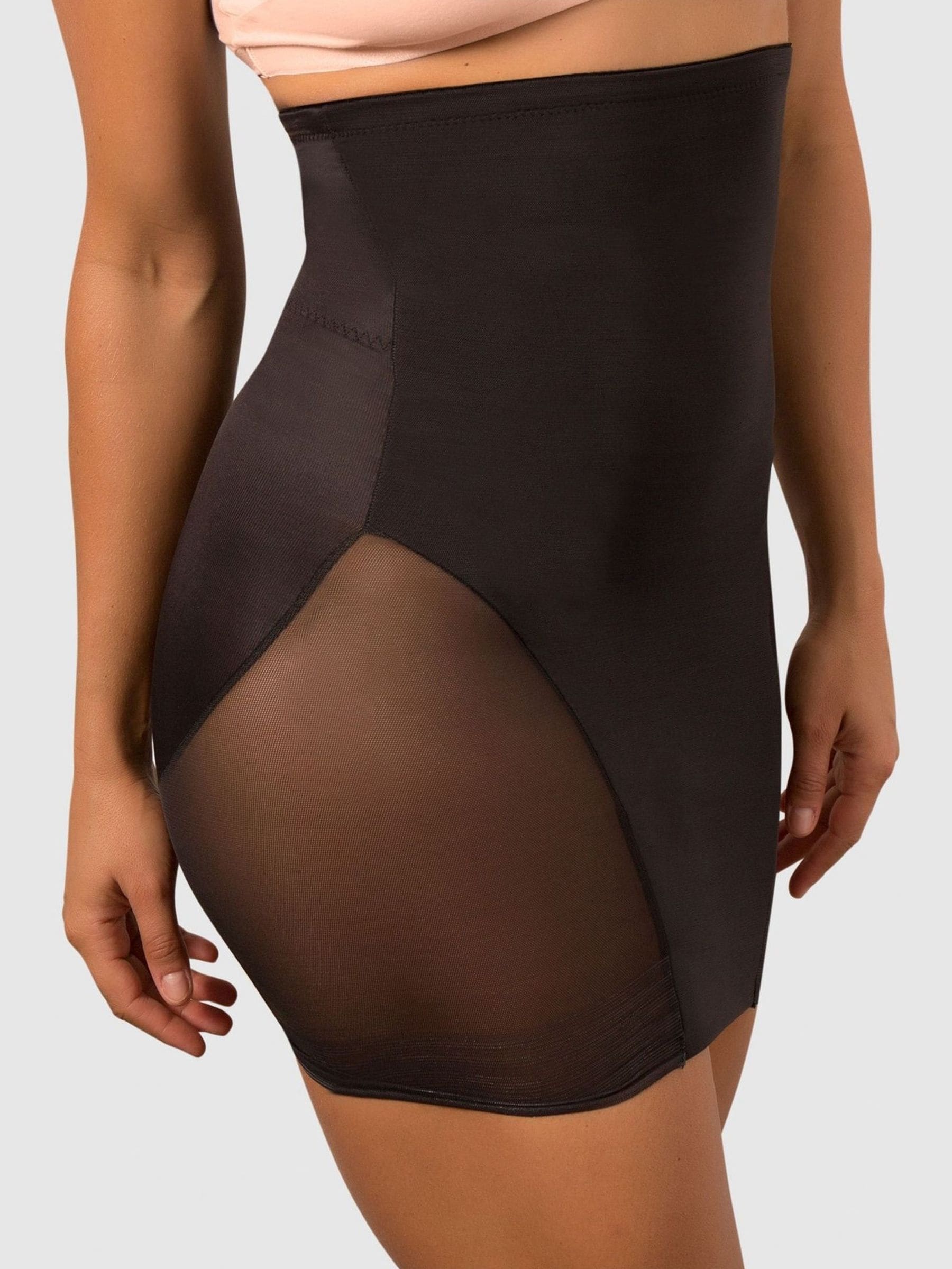 Zwart - Miraclesuit extra stevige shapewear slip met hoge taille