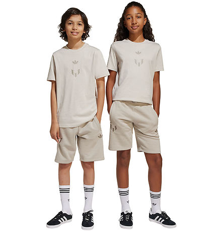 adidas Originals Sweatshorts - Messi - Hellbraun