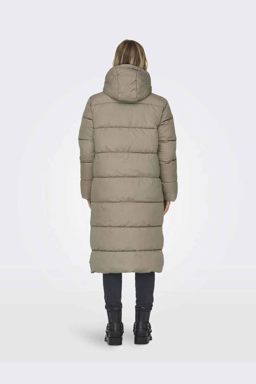 Only Onlmontana Long Puffer Jacket 3810328 silver mink