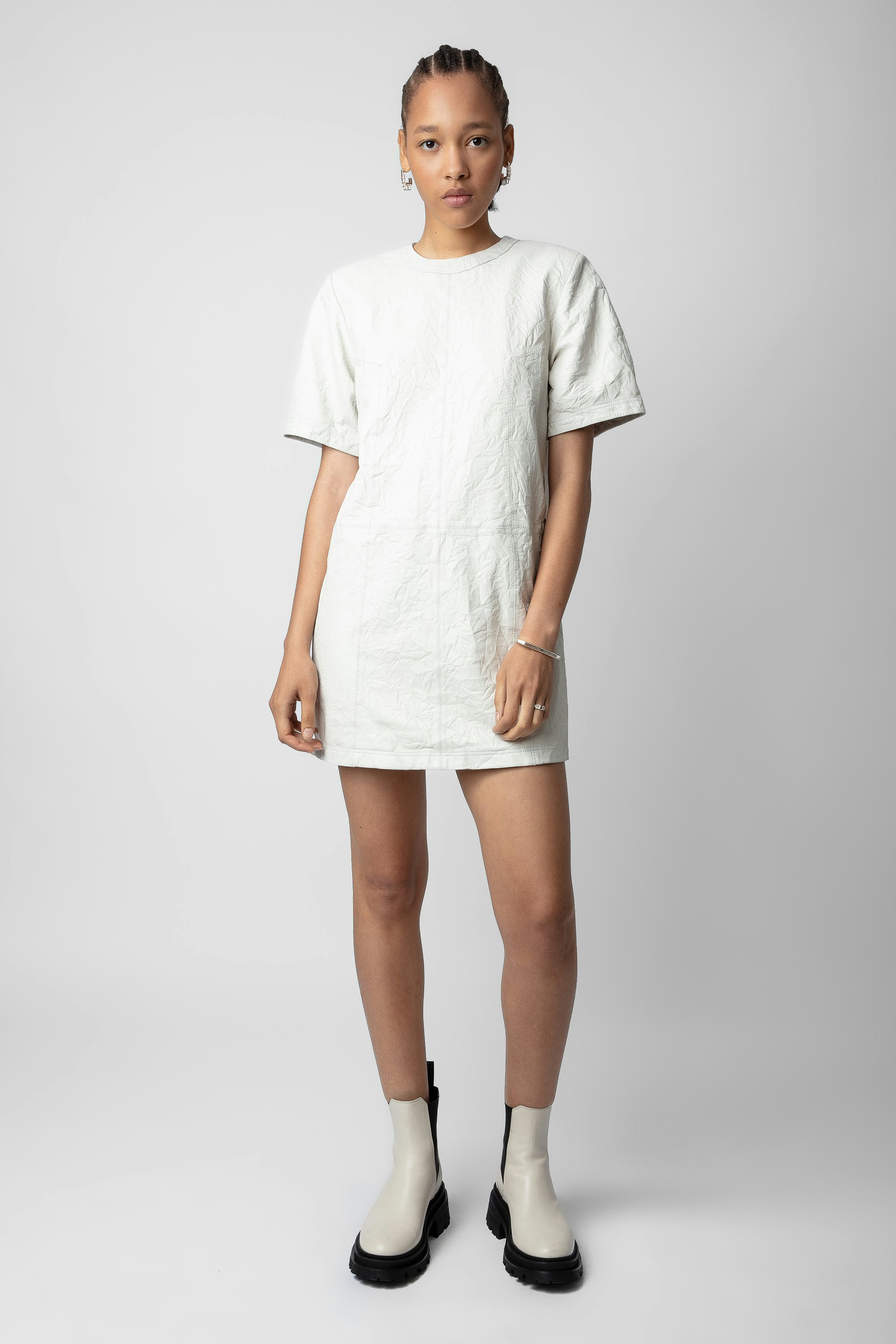 Robe Riddy Cuir Froissé