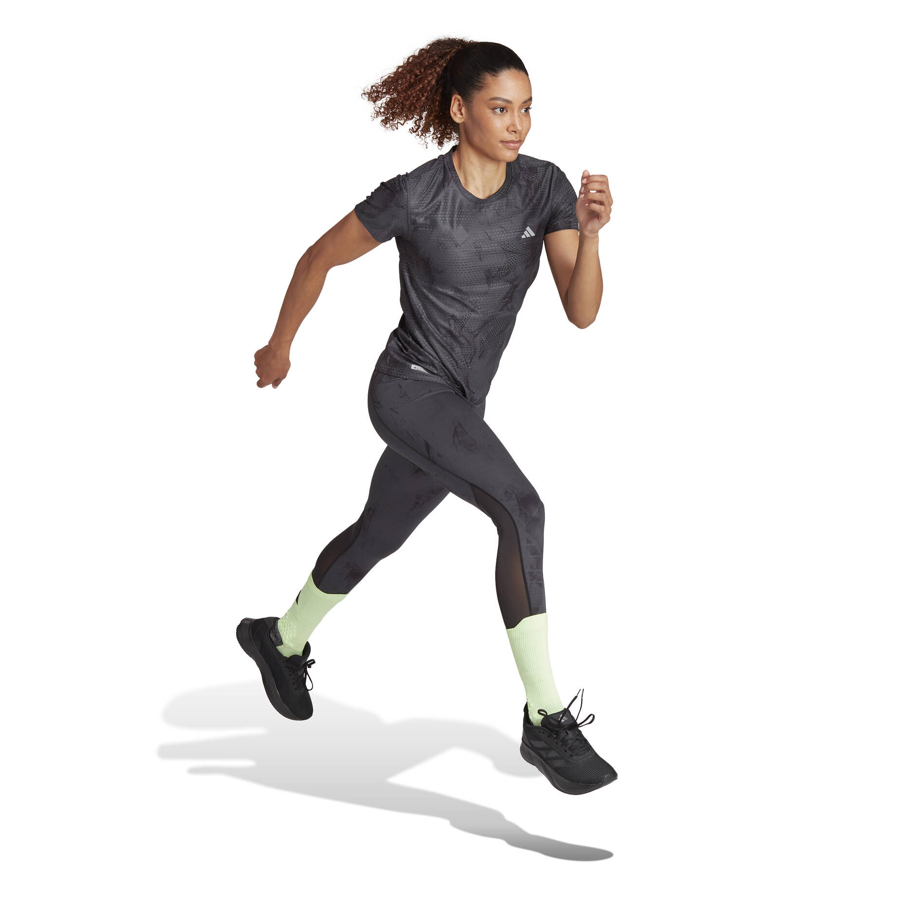 adidas Performance| Damen Laufshirt ULTIMATE ALL OVER PRINT HEAT.RDY TEE W