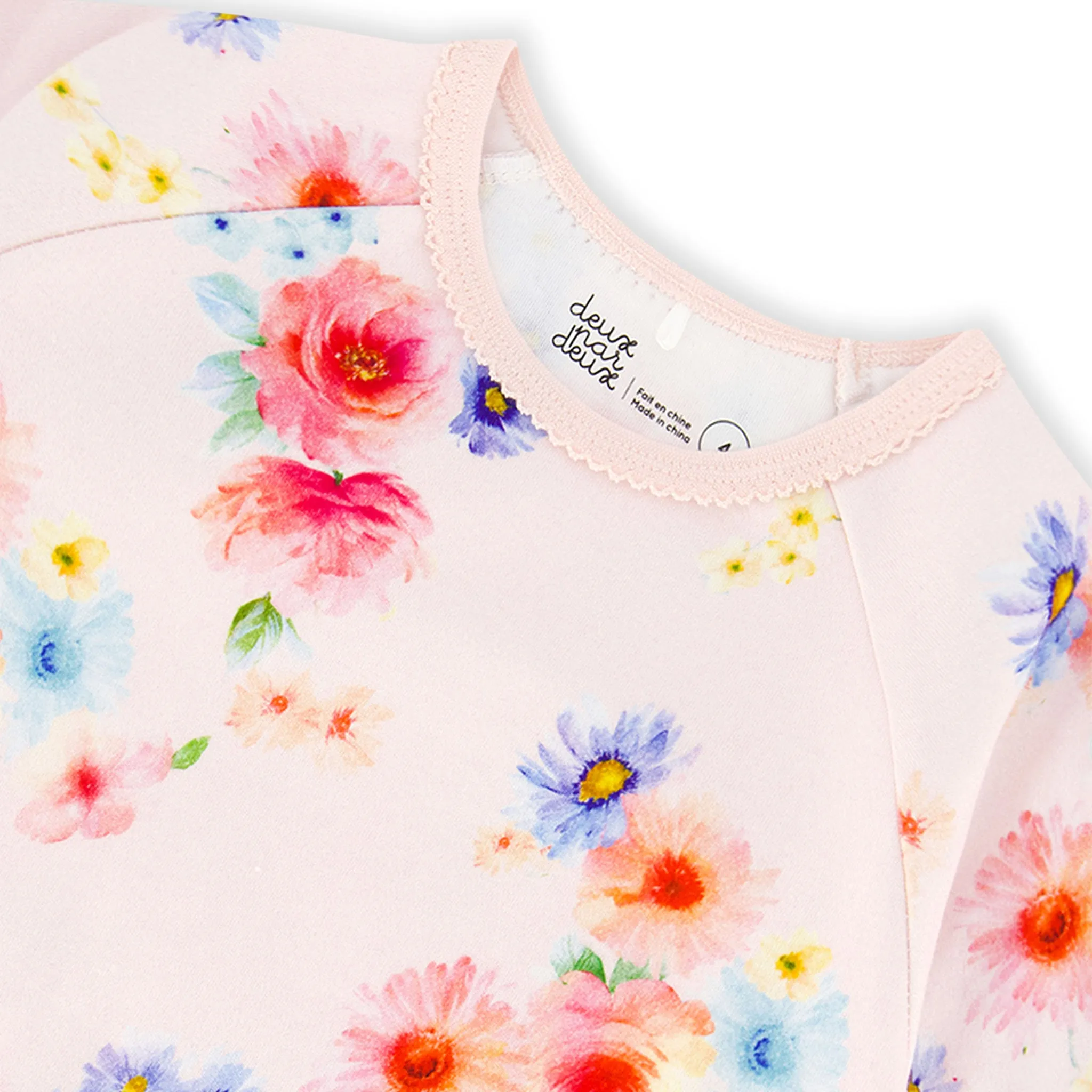 Deux par Deux Pyjama Bouquet De Fleurs 2-6ans