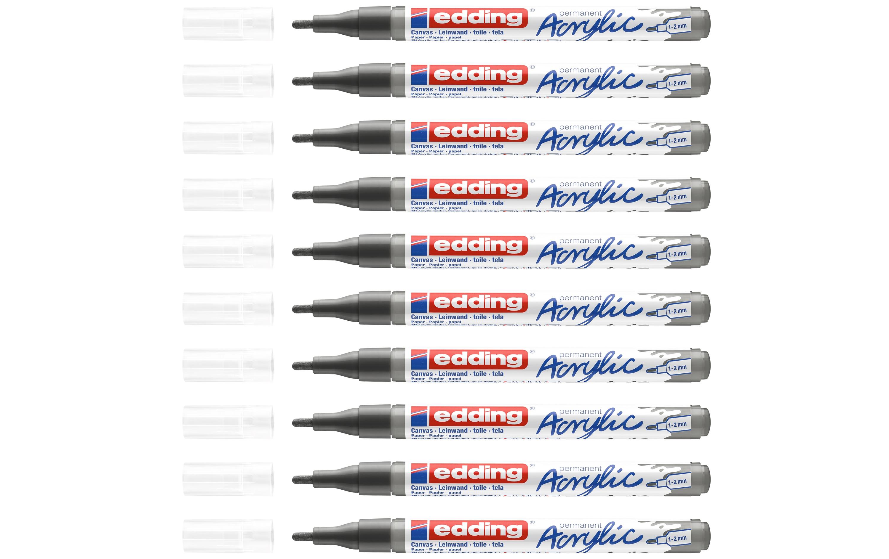 Acrylmarker 5300 Fein, AnthrazitSchnelltrocknende Acrylstifte