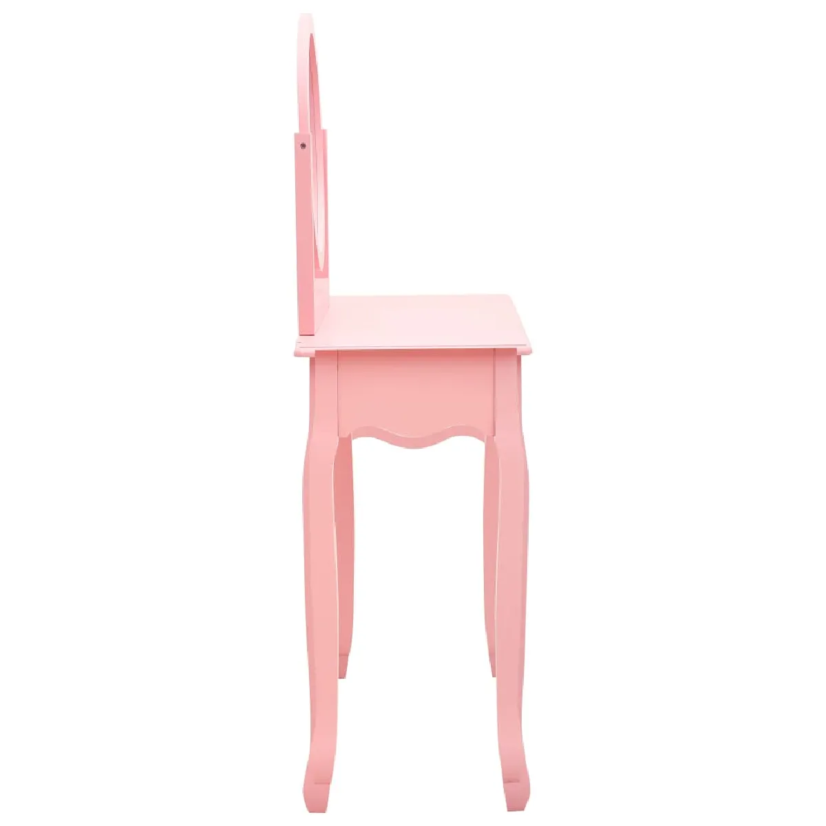 vidaXL Coiffeuse avec tabouret - Rose
