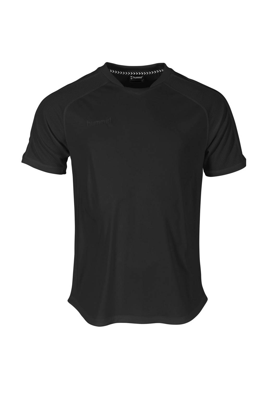 hummel junior voetbalshirt zwart