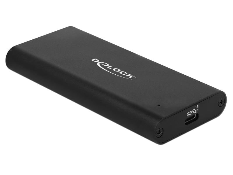 Delock Externes Gehäuse USB3.1 Typ-C - NVME SSD M.2 Delock Externes Gehäuse für M.2 NVMe PCIe SSD mit SuperSpeed USB 10 Gbps (USB 3.1 Gen 2) USB Type-C Buchse