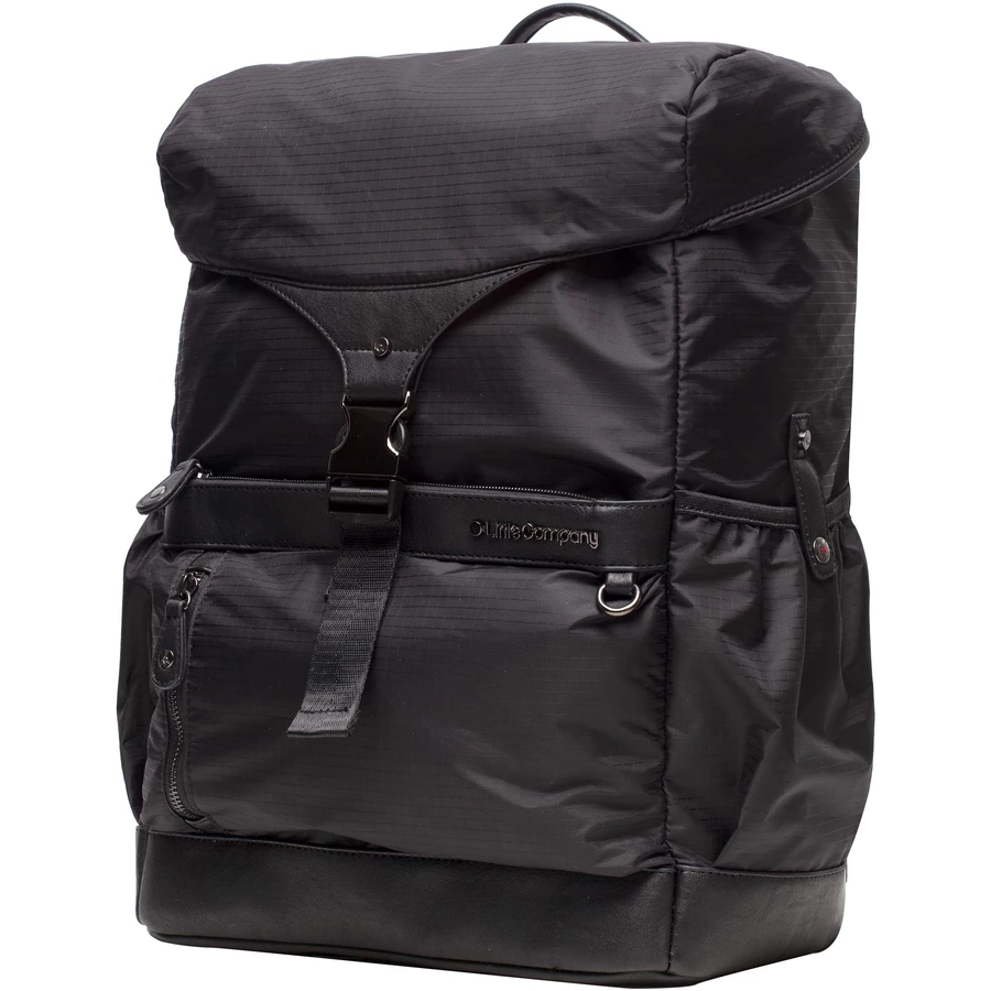 Little Company Wickelrucksack Miami Ripstop Schwarz