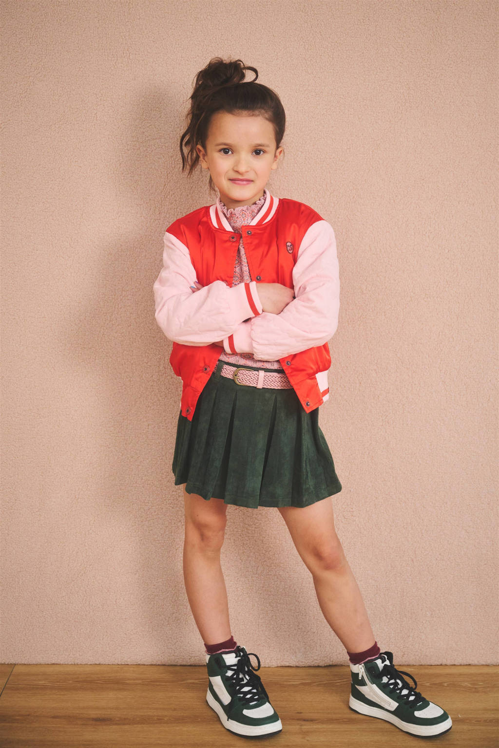 NONO regular fit casual short Sella groen
