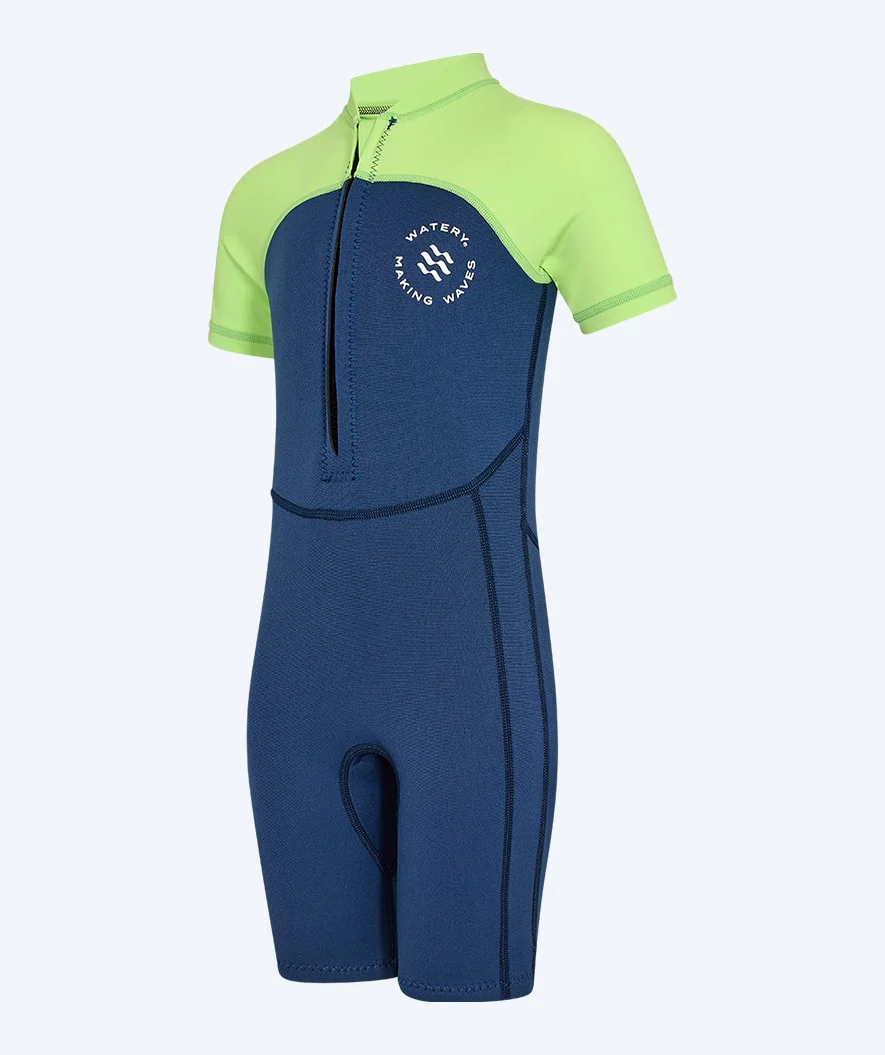 Watery UV våddragt til børn - Calypso Shorty - Atlantic Green
