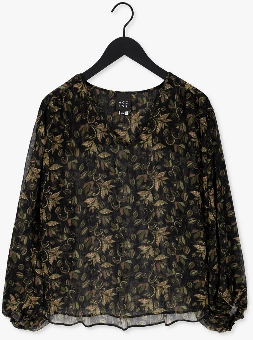 ACCESS groene access blouse w2-2036-743