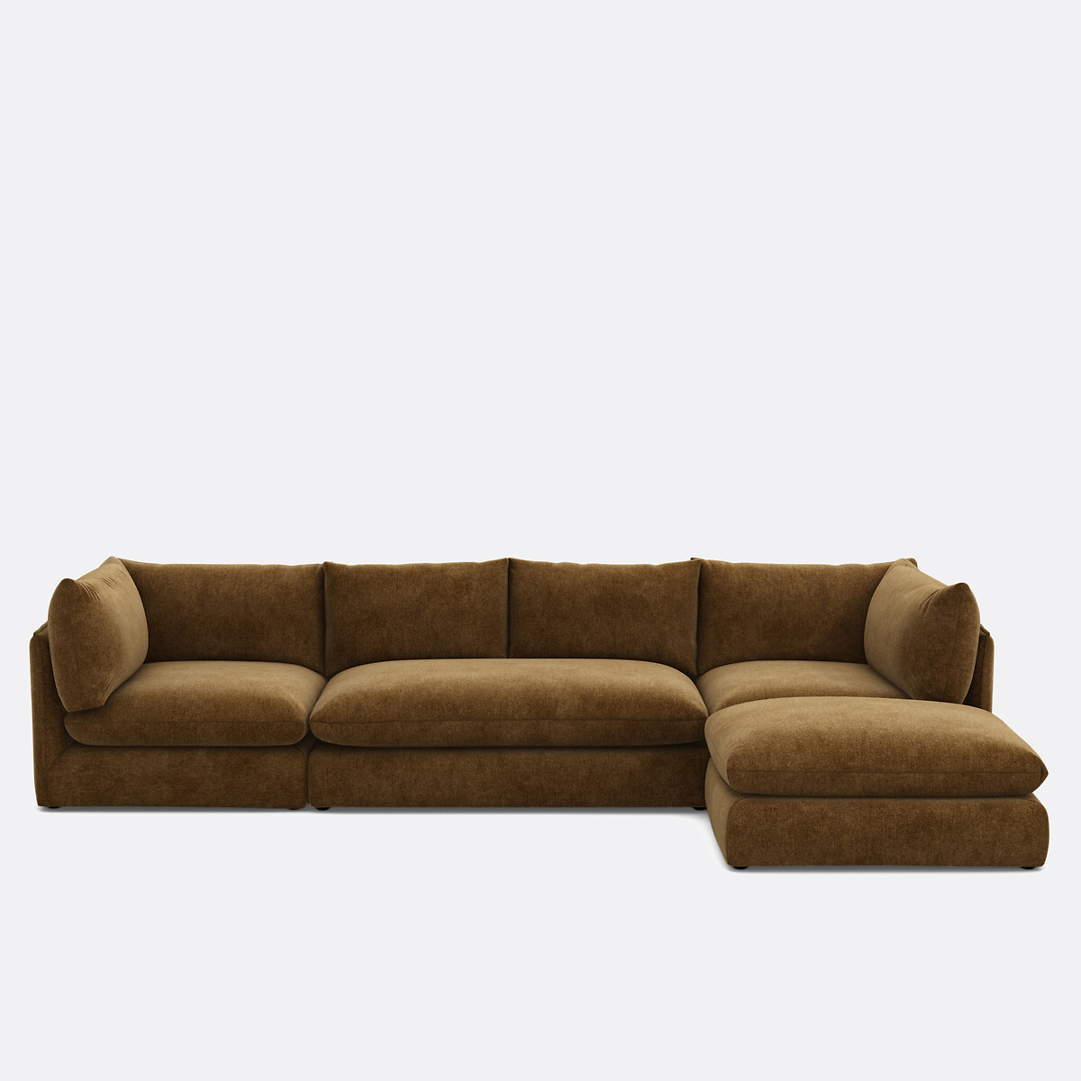LA REDOUTE INTERIEURS<br>Sofá modular de 2 lugares. poliéster manchado, Malo
