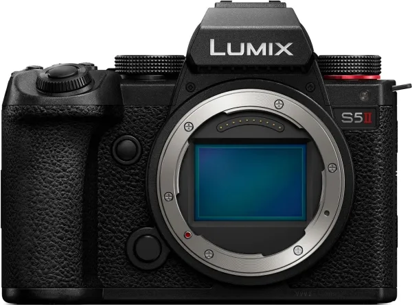 Panasonic Lumix S5II, 24,2 MP, 12000 x 8000 pixel, CMOS, 6K Ultra HD, Berøringsskærm, Sort