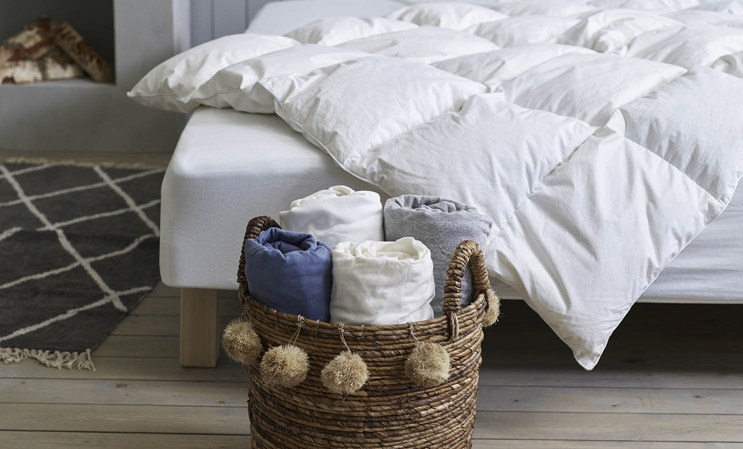 Li jerseylaken 90X200 creme