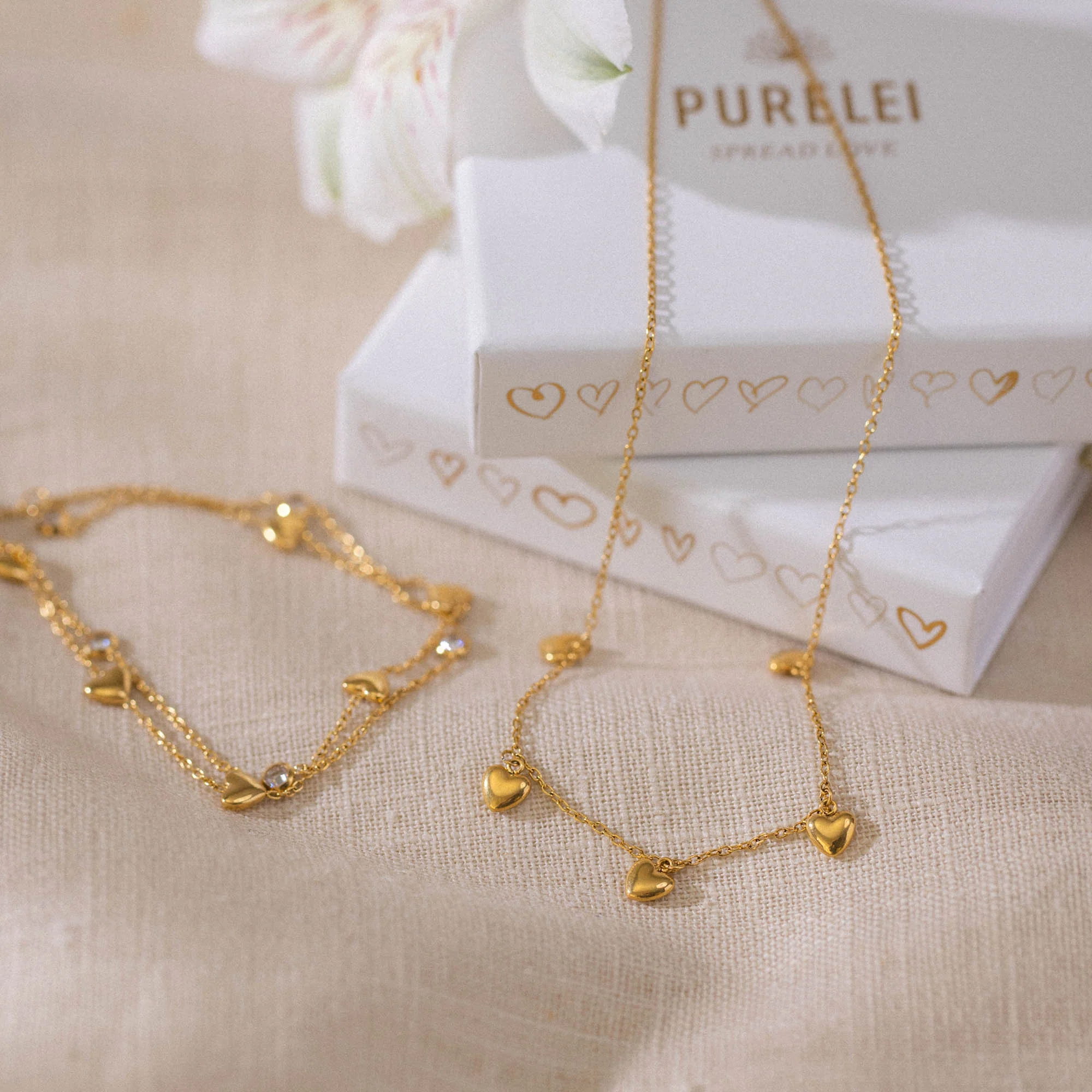 Kalea Heart Kette - PURELEI