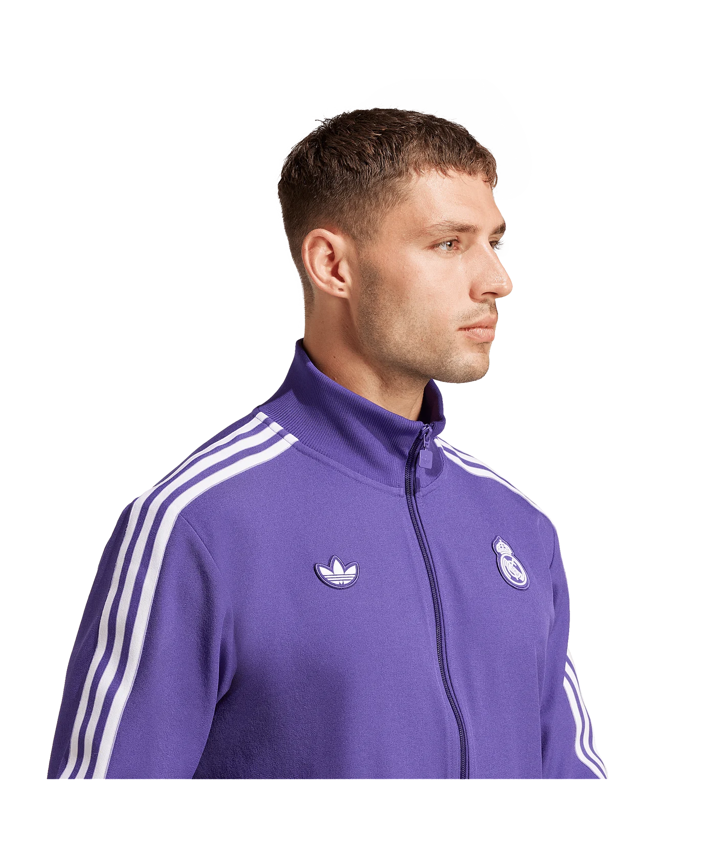 adidas Real Madrid Terrace Icon Trainingsjacke Lila