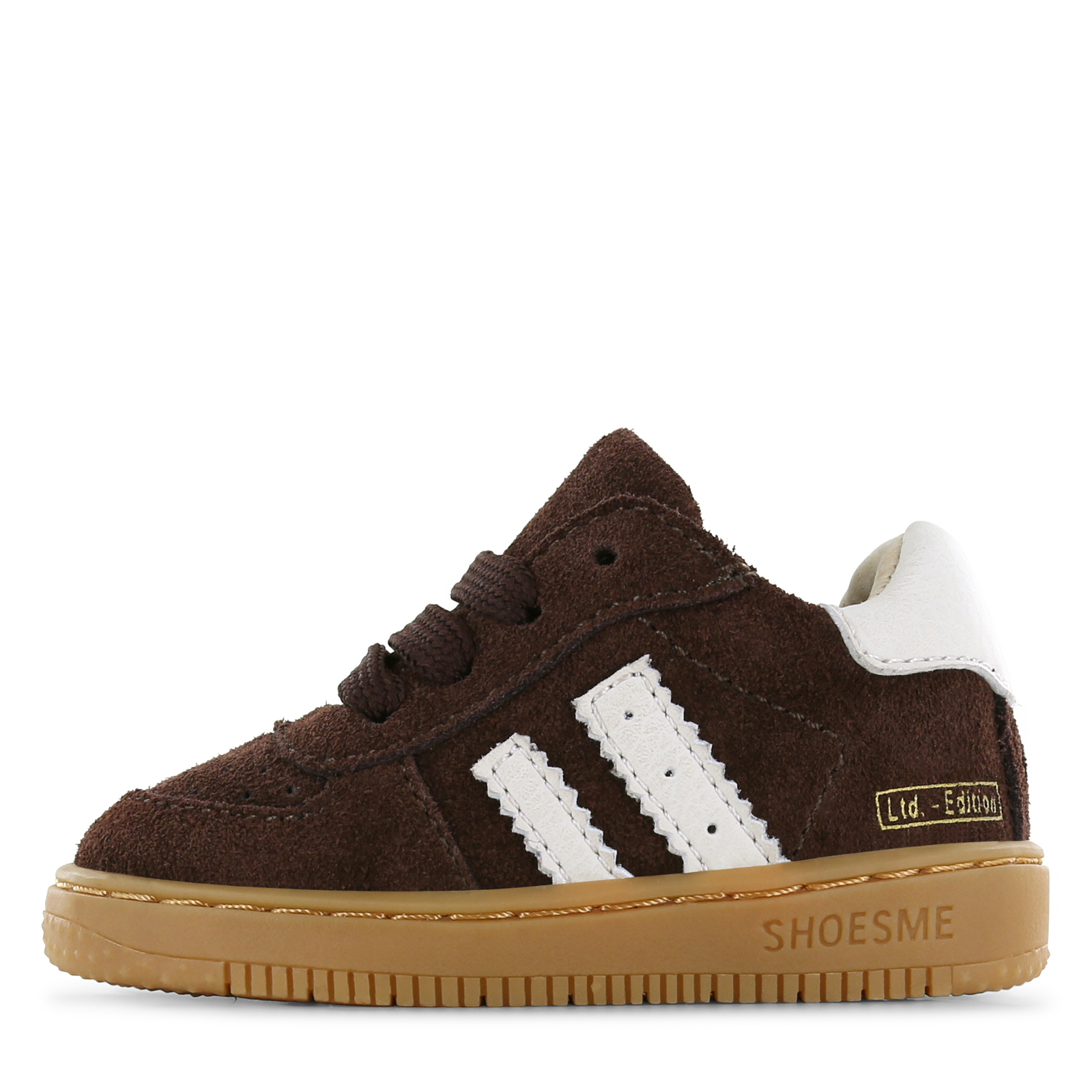 Shoesme bruin suède sneakertje Microfiber leer, Suède | Uni schoenen
