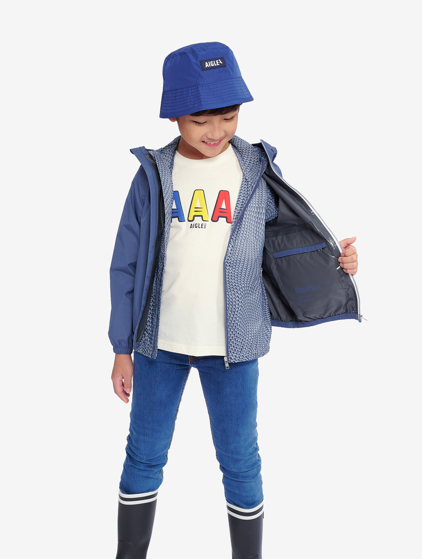 Imperméable et coupe-vent enfant MTD et UVC pliable MARAIS I