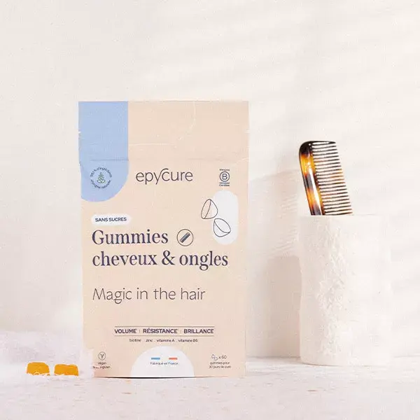 Epycure Gummies Cheveux & Ongles Sans Sucre Booster Pousse 60 gummies