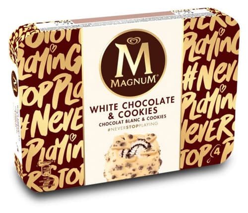 Magnum White Chocolates & Cookies 4x90ml