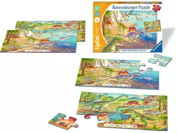 tiptoi Puzzle Dinosaurier Kinderpuzzle und Beschäftigungsspiel