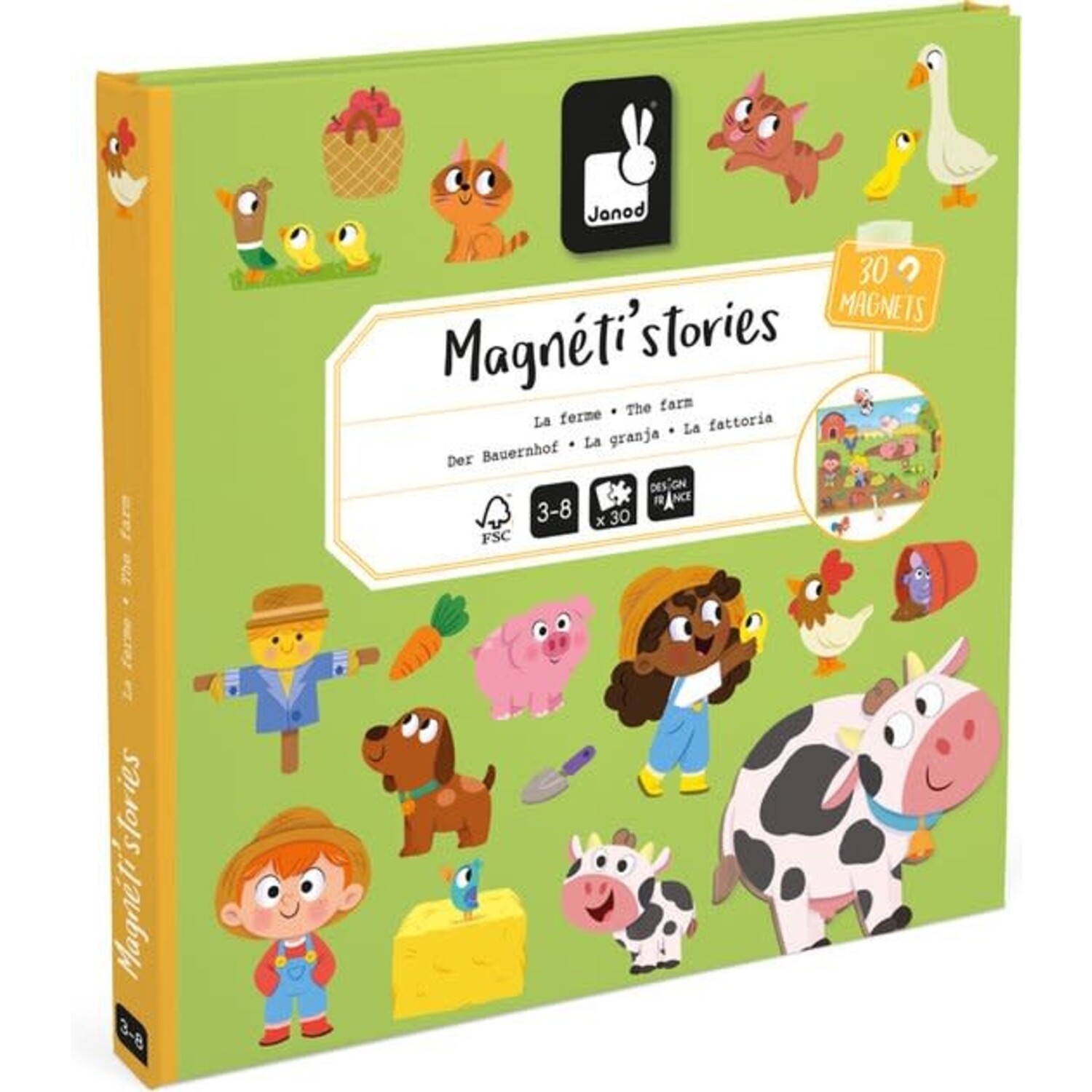 Janod | Magneti Stories | Boerderij dieren