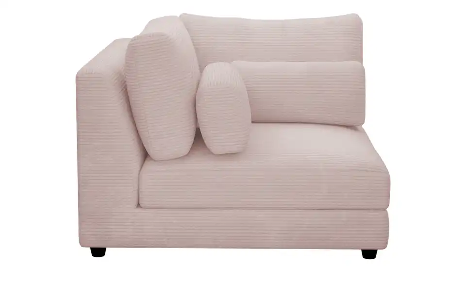 Element Branna Rosé Cordstoff Ecke