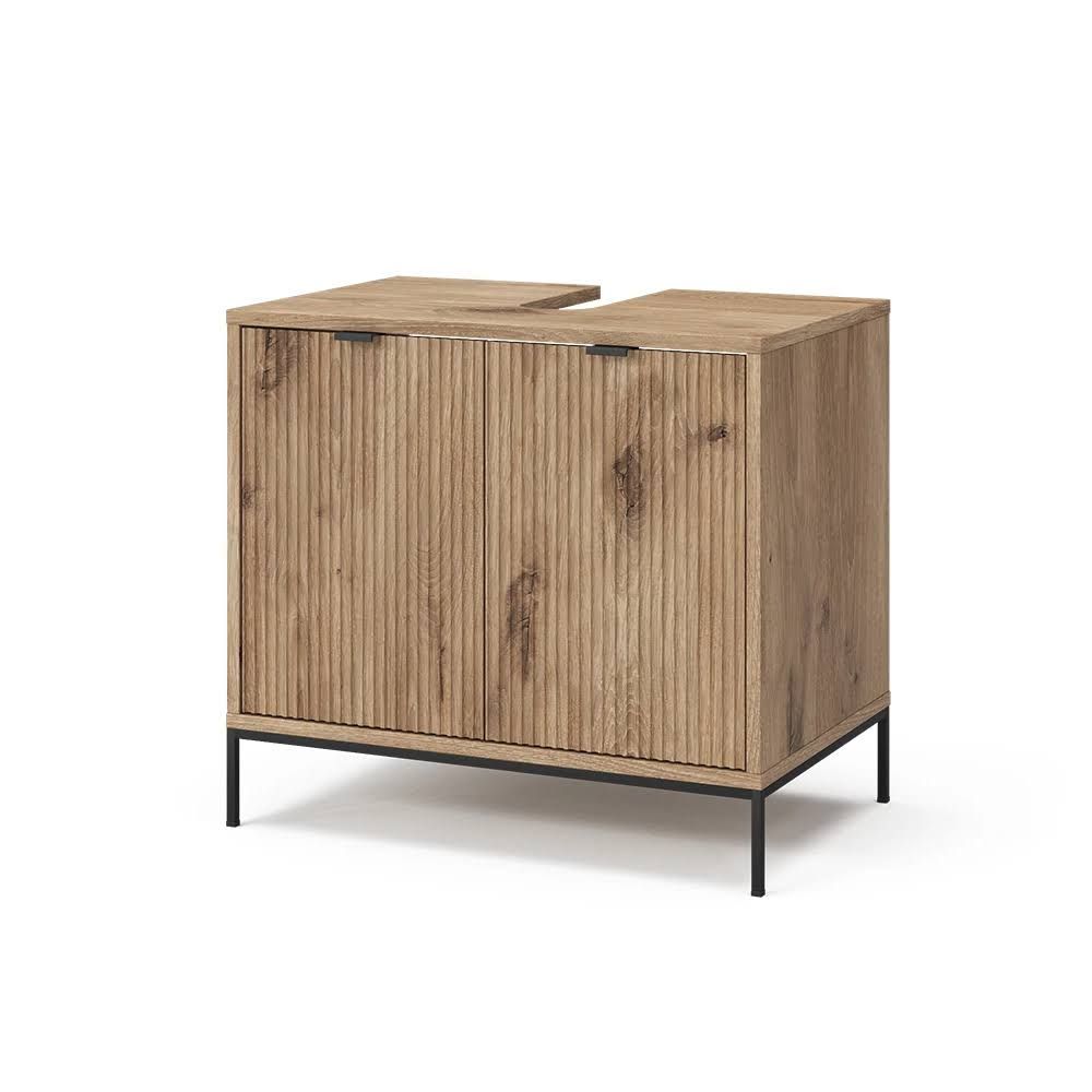 Vicco Waschtischunterschrank Eliza Viking Oak 70 x 63 cm mit 2 Türen