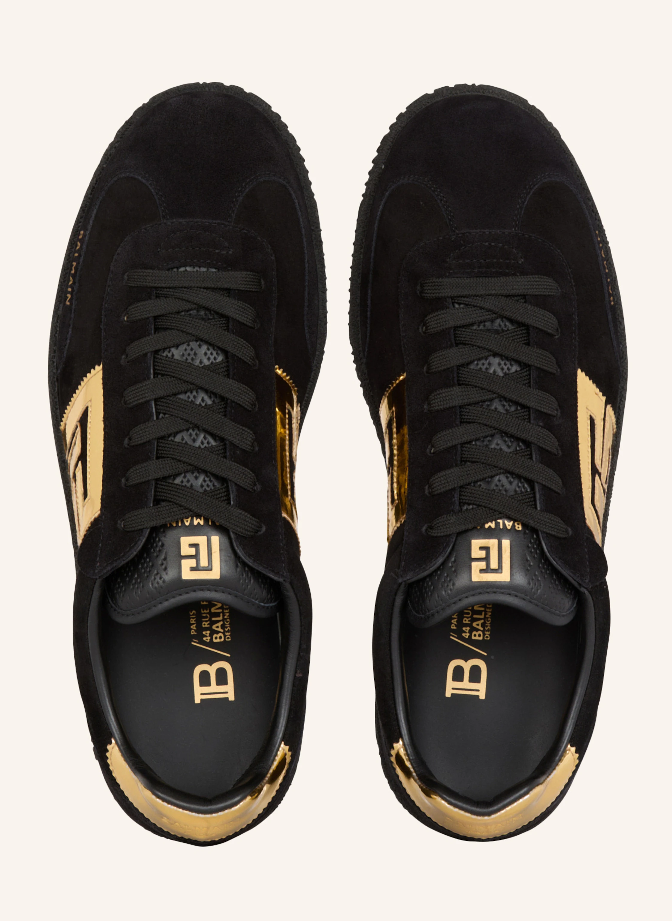 BALMAIN Sneakers Balmain Swan aus Wildleder
