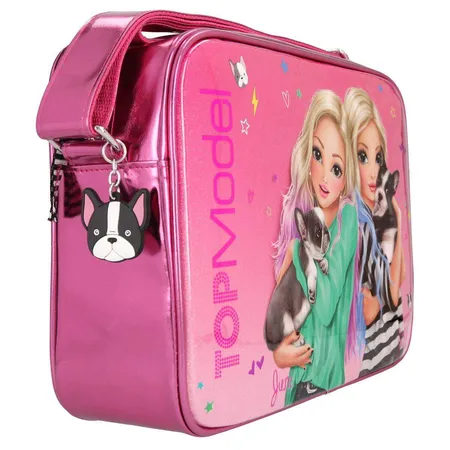 Depesche TOPModel Umhängetasche Friends Hund Pink