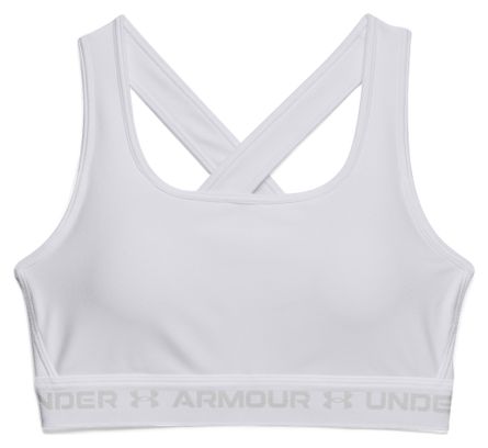 Brassière Under Armour Crossback Mid Bra Blanc Femme