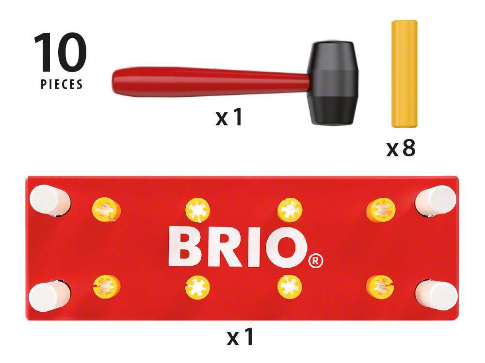 BRIO Spiel Rote Klopfbank