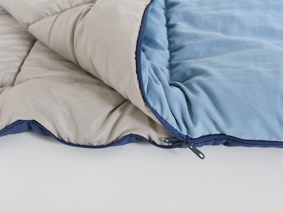 Obelink Sleepwarm slaapzak - Light Blue/ Crown Blue