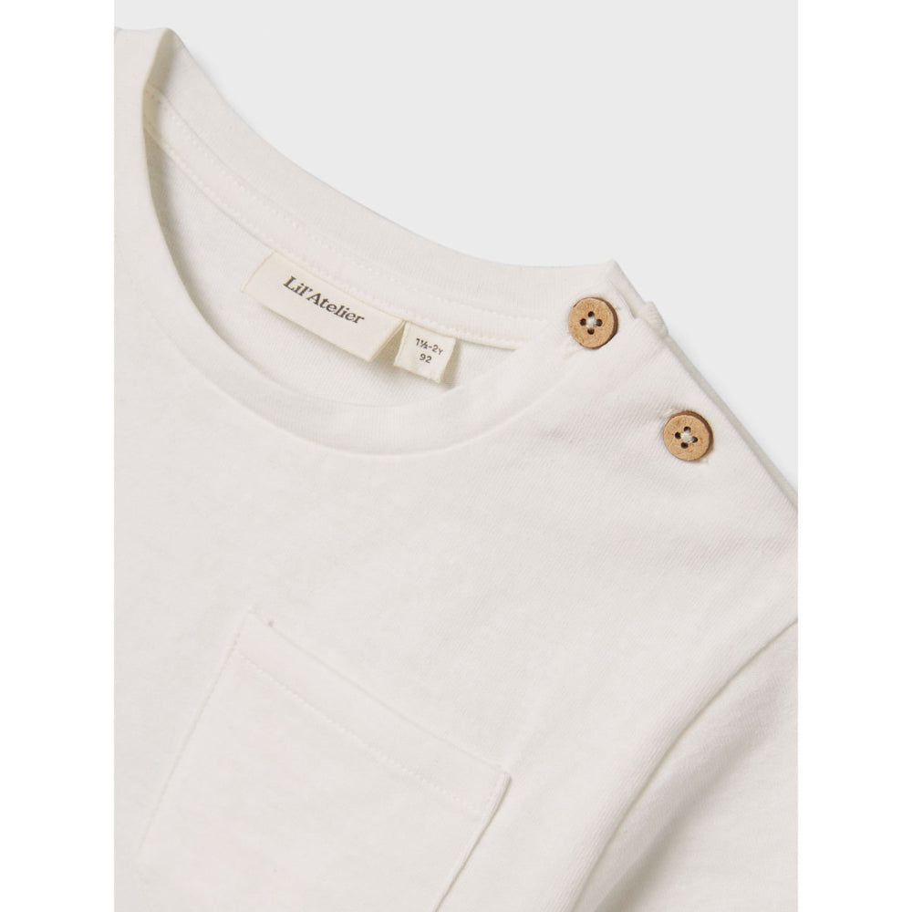 Køb Lil'Atelier Coconut Milk Nmmdolan Ss Loose Top Lil Noos