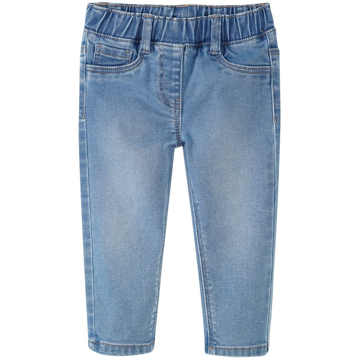 Topomini Baby Jeans mit Elastikbund hellblau