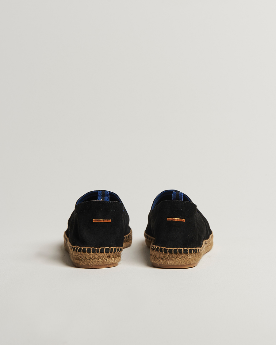 Castañer Pablo Casual Suede Espadrilles Negro